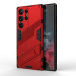 Punk Armor 2 in 1 PC + custodia per telefono antiurto in TPU con supporto invisibile, For Samsung Galaxy S23 Ultra 5G, For Samsung Galaxy S23+ 5G, For Samsung Galaxy S23 5G