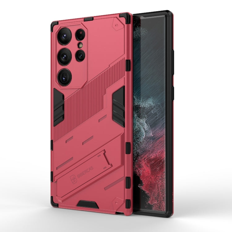 Punk Armor 2 in 1 PC + custodia per telefono antiurto in TPU con supporto invisibile, For Samsung Galaxy S23 Ultra 5G, For Samsung Galaxy S23+ 5G, For Samsung Galaxy S23 5G