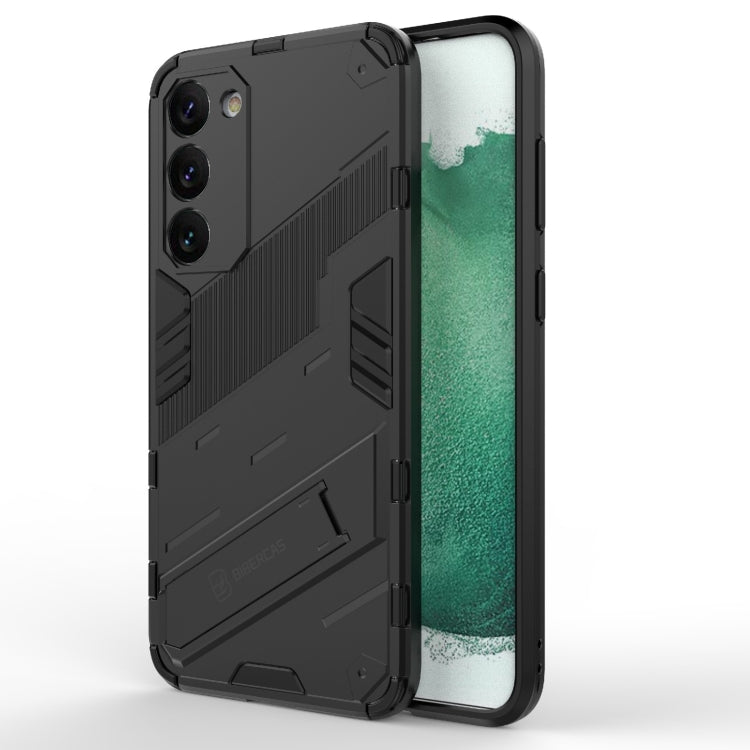 Punk Armor 2 in 1 PC + custodia per telefono antiurto in TPU con supporto invisibile, For Samsung Galaxy S23 Ultra 5G, For Samsung Galaxy S23+ 5G, For Samsung Galaxy S23 5G