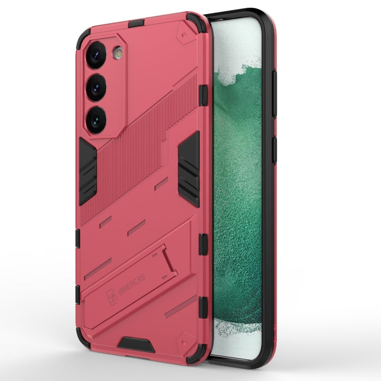 Punk Armor 2 in 1 PC + custodia per telefono antiurto in TPU con supporto invisibile, For Samsung Galaxy S23 Ultra 5G, For Samsung Galaxy S23+ 5G, For Samsung Galaxy S23 5G
