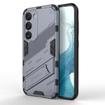 Punk Armor 2 in 1 PC + custodia per telefono antiurto in TPU con supporto invisibile, For Samsung Galaxy S23 Ultra 5G, For Samsung Galaxy S23+ 5G, For Samsung Galaxy S23 5G