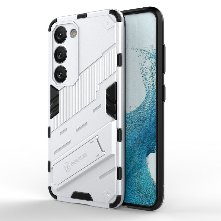 Punk Armor 2 in 1 PC + custodia per telefono antiurto in TPU con supporto invisibile, For Samsung Galaxy S23 Ultra 5G, For Samsung Galaxy S23+ 5G, For Samsung Galaxy S23 5G