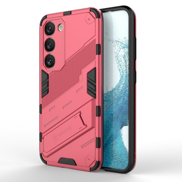 Punk Armor 2 in 1 PC + custodia per telefono antiurto in TPU con supporto invisibile, For Samsung Galaxy S23 Ultra 5G, For Samsung Galaxy S23+ 5G, For Samsung Galaxy S23 5G
