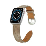 Cinturino in pelle a onda iperbolica, For Apple Watch Ultra 49mm / Series 8&7 45mm /, For Apple Watch Series 8&7 41mm /