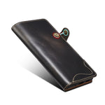 Custodia in vera pelle con bottoni magnetici in pelle bovina Denior Oil Wax, For Samsung Galaxy S20+, For Samsung Galaxy S20 Ultra, For Samsung Galaxy Note20, For Samsung Galaxy Note20 Ultra, For Samsung Galaxy S21 5G, For Samsung Galaxy S21+ 5G