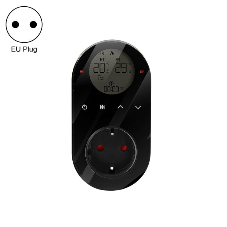 Termostato LCD plug-in, spina europea, With WiFi, Without WiFi