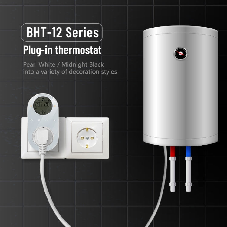 Termostato digitale plug-in con WiFi e sensore esterno