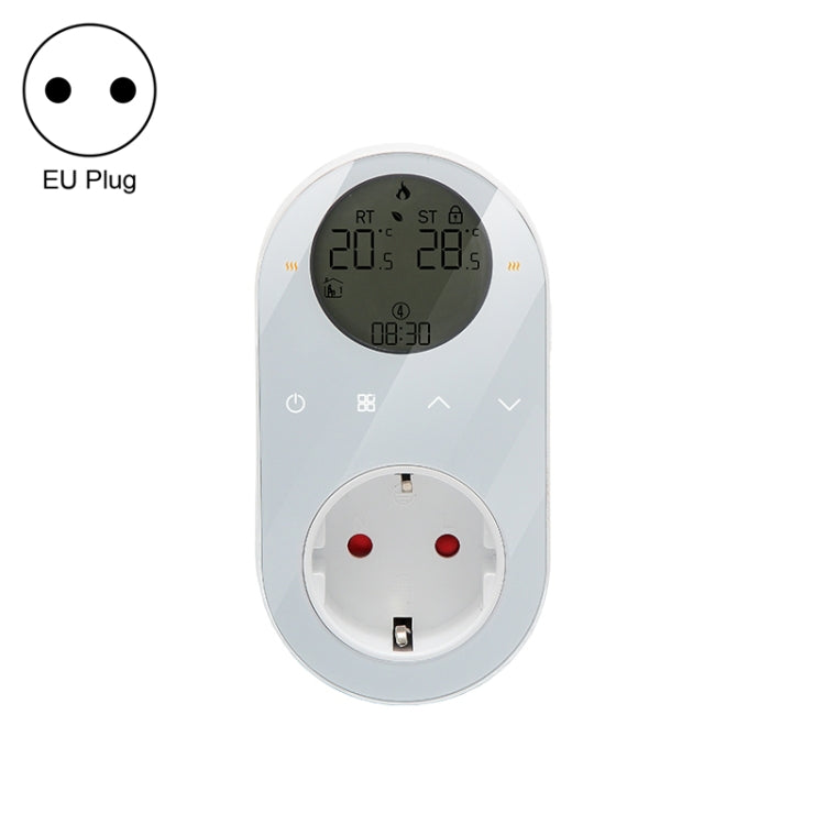 Termostato digitale plug-in con WiFi e sensore esterno