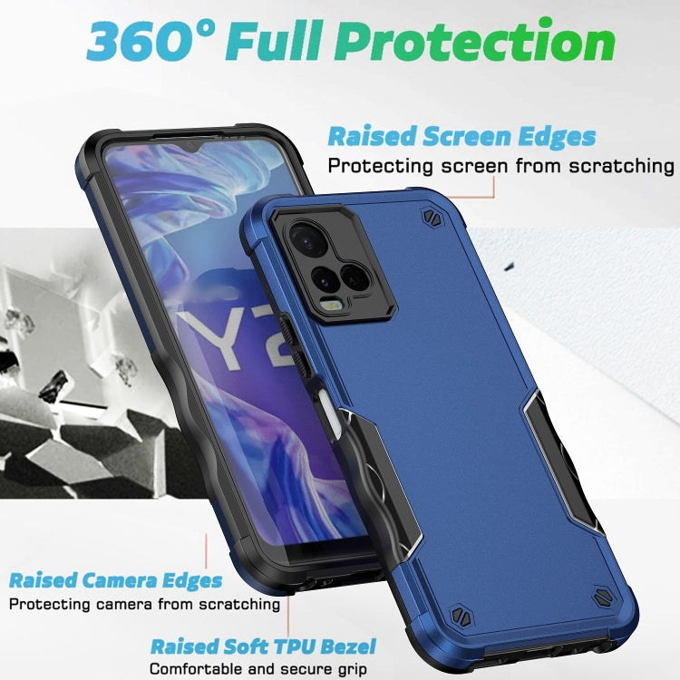 Custodia per telefono armatura antiurto antiscivolo, For vivo Y21 / Y21s / Y33, For Samsung Galaxy M13 / A13, For vivo Y35 / Y22s / Y22