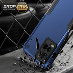 Custodia per telefono armatura antiurto antiscivolo, For vivo Y21 / Y21s / Y33, For Samsung Galaxy M13 / A13, For vivo Y35 / Y22s / Y22