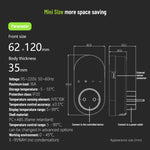 Termostato digitale a LED plug-in con sensore esterno BHT12-E