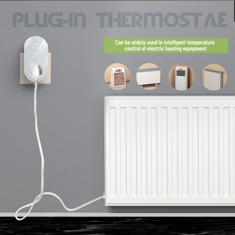 Termostato digitale a LED plug-in con sensore esterno BHT12-E