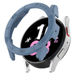 Custodia protettiva per orologio per PC a mezza copertura con scala, For Samsung Galaxy Watch5 / Watch4 40mm, For Samsung Galaxy Watch5 / Watch4 44 mm