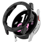 Custodia protettiva per orologio per PC a mezza copertura con scala, For Samsung Galaxy Watch5 / Watch4 40mm, For Samsung Galaxy Watch5 / Watch4 44 mm