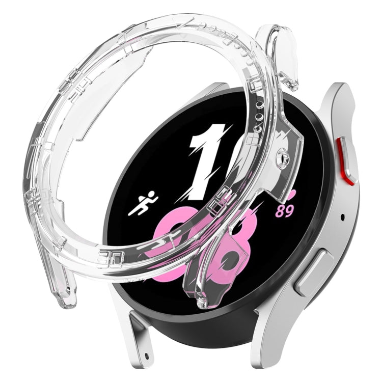 Custodia protettiva per orologio per PC a mezza copertura con scala, For Samsung Galaxy Watch5 / Watch4 40mm, For Samsung Galaxy Watch5 / Watch4 44 mm