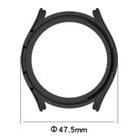 Custodia protettiva per orologio per PC a mezza copertura con scala, For Samsung Galaxy Watch5 / Watch4 40mm, For Samsung Galaxy Watch5 / Watch4 44 mm
