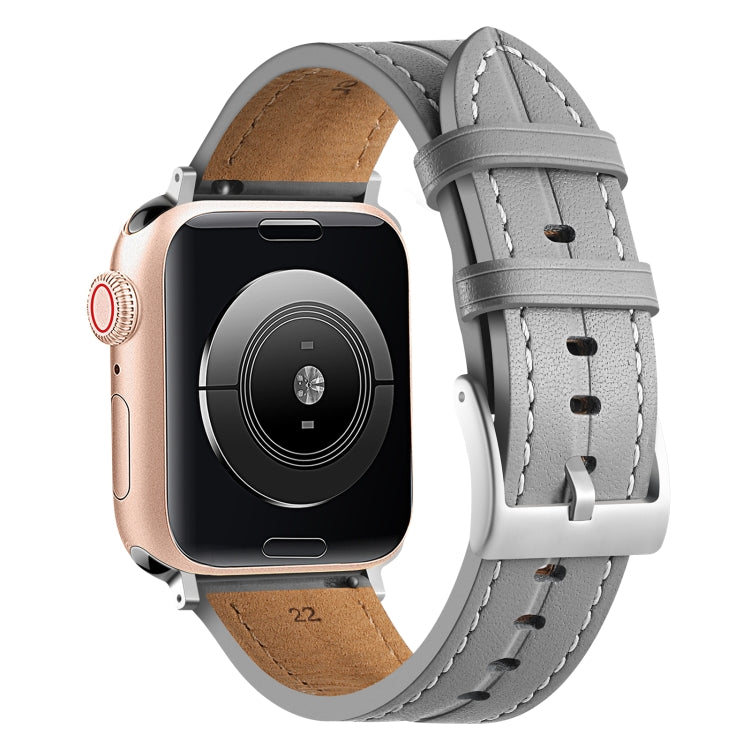 Cinturino in pelle scanalata, For Apple Watch Ultra 49mm / Series 8&7 45mm / SE 2&6&SE&5&4 44mm / 3&2&1 42mm, For Apple Watch Ultra 49mm / Series 8&7 45mm /, For Apple Watch Series 8&7 41mm / SE 2&6&SE&5&4 40mm / 3&2&1 38mm