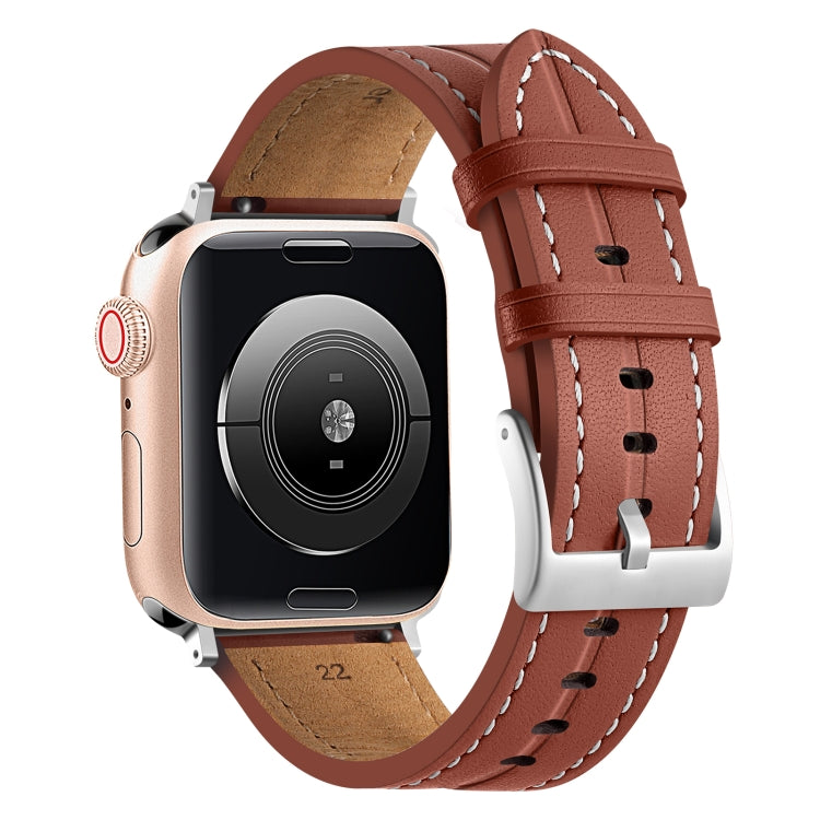 Cinturino in pelle scanalata, For Apple Watch Ultra 49mm / Series 8&7 45mm / SE 2&6&SE&5&4 44mm / 3&2&1 42mm, For Apple Watch Ultra 49mm / Series 8&7 45mm /, For Apple Watch Series 8&7 41mm / SE 2&6&SE&5&4 40mm / 3&2&1 38mm
