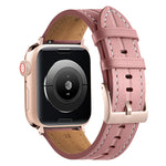 Cinturino in pelle scanalata, For Apple Watch Ultra 49mm / Series 8&7 45mm / SE 2&6&SE&5&4 44mm / 3&2&1 42mm, For Apple Watch Ultra 49mm / Series 8&7 45mm /, For Apple Watch Series 8&7 41mm / SE 2&6&SE&5&4 40mm / 3&2&1 38mm