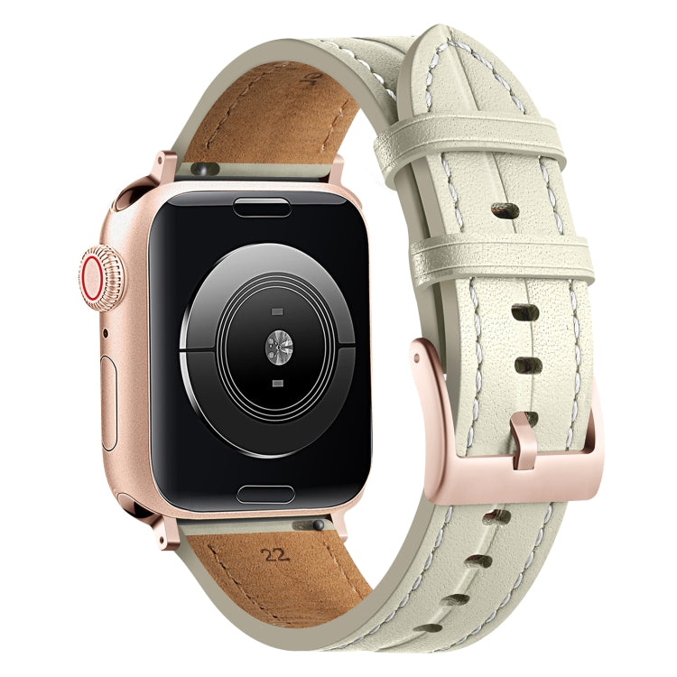 Cinturino in pelle scanalata, For Apple Watch Ultra 49mm / Series 8&7 45mm / SE 2&6&SE&5&4 44mm / 3&2&1 42mm, For Apple Watch Ultra 49mm / Series 8&7 45mm /, For Apple Watch Series 8&7 41mm / SE 2&6&SE&5&4 40mm / 3&2&1 38mm