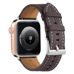 Cinturino in pelle scanalata, For Apple Watch Ultra 49mm / Series 8&7 45mm / SE 2&6&SE&5&4 44mm / 3&2&1 42mm, For Apple Watch Ultra 49mm / Series 8&7 45mm /, For Apple Watch Series 8&7 41mm / SE 2&6&SE&5&4 40mm / 3&2&1 38mm