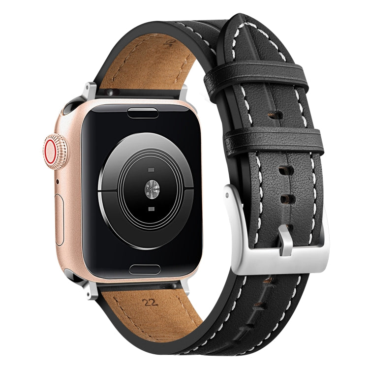 Cinturino in pelle scanalata, For Apple Watch Ultra 49mm / Series 8&7 45mm / SE 2&6&SE&5&4 44mm / 3&2&1 42mm, For Apple Watch Ultra 49mm / Series 8&7 45mm /, For Apple Watch Series 8&7 41mm / SE 2&6&SE&5&4 40mm / 3&2&1 38mm