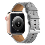 Cinturino in pelle scanalata, For Apple Watch Ultra 49mm / Series 8&7 45mm / SE 2&6&SE&5&4 44mm / 3&2&1 42mm, For Apple Watch Ultra 49mm / Series 8&7 45mm /, For Apple Watch Series 8&7 41mm / SE 2&6&SE&5&4 40mm / 3&2&1 38mm