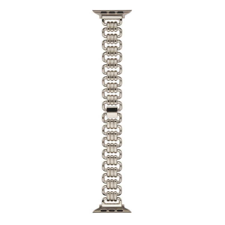 Cinturino in metallo con catena a U, For Apple Watch Ultra 49mm / Series 8&7 45mm / SE 2&6&SE&5&4 44mm / 3&2&1 42mm, For Apple Watch Series 8&7 41mm / SE 2&6&SE&5&4 40mm / 3&2&1 38mm