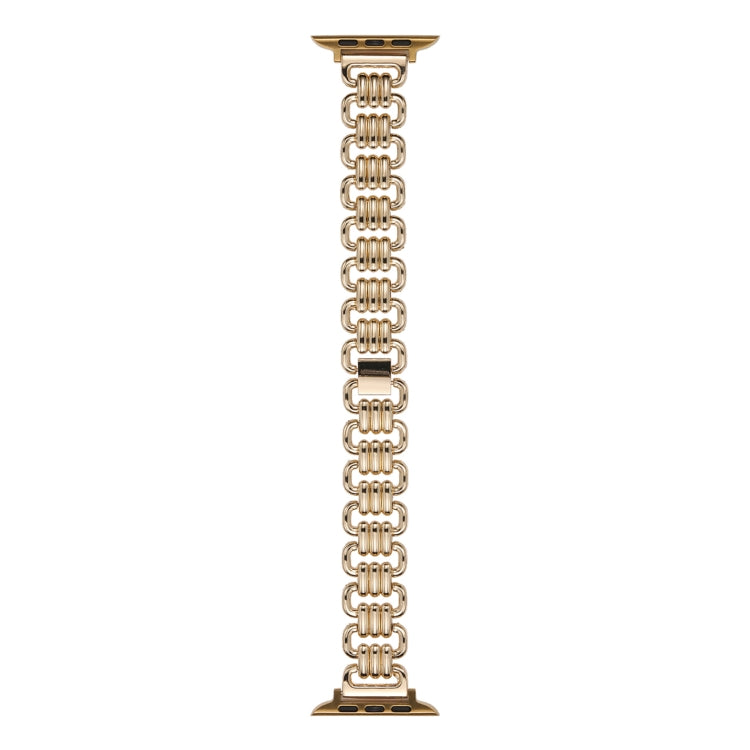 Cinturino in metallo con catena a U, For Apple Watch Ultra 49mm / Series 8&7 45mm / SE 2&6&SE&5&4 44mm / 3&2&1 42mm, For Apple Watch Series 8&7 41mm / SE 2&6&SE&5&4 40mm / 3&2&1 38mm