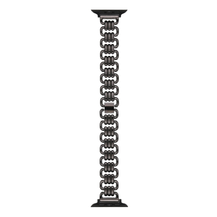 Cinturino in metallo con catena a U, For Apple Watch Ultra 49mm / Series 8&7 45mm / SE 2&6&SE&5&4 44mm / 3&2&1 42mm, For Apple Watch Series 8&7 41mm / SE 2&6&SE&5&4 40mm / 3&2&1 38mm