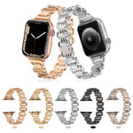 Cinturino in metallo con catena a U, For Apple Watch Ultra 49mm / Series 8&7 45mm / SE 2&6&SE&5&4 44mm / 3&2&1 42mm, For Apple Watch Series 8&7 41mm / SE 2&6&SE&5&4 40mm / 3&2&1 38mm