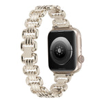 Cinturino in metallo con catena a U, For Apple Watch Ultra 49mm / Series 8&7 45mm / SE 2&6&SE&5&4 44mm / 3&2&1 42mm, For Apple Watch Series 8&7 41mm / SE 2&6&SE&5&4 40mm / 3&2&1 38mm