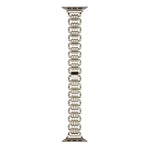 Cinturino in metallo con catena a U, For Apple Watch Ultra 49mm / Series 8&7 45mm / SE 2&6&SE&5&4 44mm / 3&2&1 42mm, For Apple Watch Series 8&7 41mm / SE 2&6&SE&5&4 40mm / 3&2&1 38mm