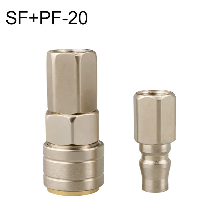 Connettore a montaggio rapido pneumatico autobloccante tipo C da 10 pezzi, SF+PF-20, SF+PF-30, SF+PF-40, SH+PH-20, SH+PH-30, SH+PH-40, SM+PM-20, SM+PM-30, SM+PM-40, SP+PP-20, SP+PP-30, SP+PP-40