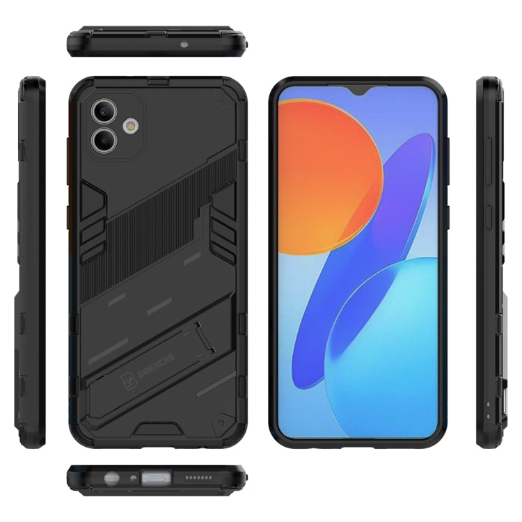 Punk Armor 2 in 1 Custodia antiurto per PC + TPU, For Samsung Galaxy A04 4G, For Samsung Galaxy A14 5G