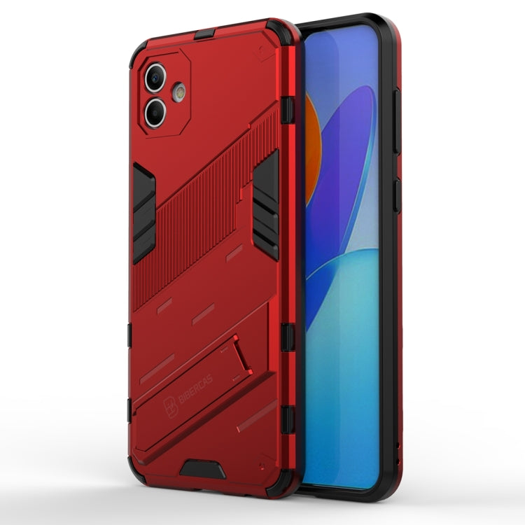 Punk Armor 2 in 1 Custodia antiurto per PC + TPU, For Samsung Galaxy A04 4G, For Samsung Galaxy A14 5G