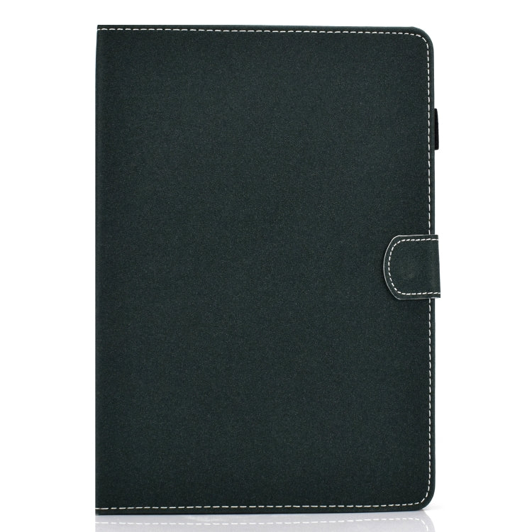 Filo per cucire Custodia in pelle piatta orizzontale tinta unita con funzione sleep e copripenna e striscia antiscivolo e slot per schede e supporto, For Galaxy Tab S6 Lite