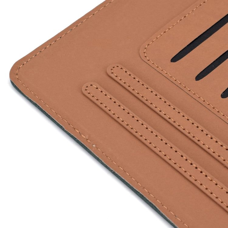 Filo per cucire Custodia in pelle piatta orizzontale tinta unita con funzione sleep e copripenna e striscia antiscivolo e slot per schede e supporto, For Galaxy Tab S6 Lite