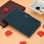 Filo per cucire Custodia in pelle piatta orizzontale tinta unita con funzione sleep e copripenna e striscia antiscivolo e slot per schede e supporto, For Galaxy Tab S6 Lite