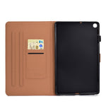 Filo per cucire Custodia in pelle piatta orizzontale tinta unita con funzione sleep e copripenna e striscia antiscivolo e slot per schede e supporto, For Galaxy Tab S6 Lite