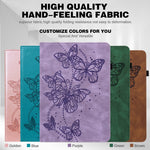 Custodia per tablet in pelle con farfalla goffrata, For iPad 10th Gen 10.9 2022