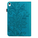 Custodia per tablet in pelle con motivo a fiori in pizzo, For iPad 10th Gen 10.9 2022