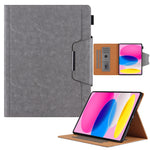 Custodia Smart Tablet in pelle con fibbia in metallo tinta unita, For iPad 10th Gen 10.9 2022