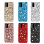 Custodia protettiva in TPU glitterata per smartphone compatibili