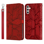 Custodia per telefono in pelle con motivo in rilievo dell'albero della vita, For Samsung Galaxy A14 5G, For Samsung Galaxy S23 5G, For Samsung Galaxy S23+ 5G, For Samsung Galaxy S23 Ultra 5G