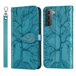 Custodia per telefono in pelle con motivo in rilievo dell'albero della vita, For Samsung Galaxy A14 5G, For Samsung Galaxy S23 5G, For Samsung Galaxy S23+ 5G, For Samsung Galaxy S23 Ultra 5G