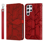 Custodia per telefono in pelle con motivo in rilievo dell'albero della vita, For Samsung Galaxy A14 5G, For Samsung Galaxy S23 5G, For Samsung Galaxy S23+ 5G, For Samsung Galaxy S23 Ultra 5G