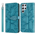 Custodia per telefono in pelle con motivo in rilievo dell'albero della vita, For Samsung Galaxy A14 5G, For Samsung Galaxy S23 5G, For Samsung Galaxy S23+ 5G, For Samsung Galaxy S23 Ultra 5G