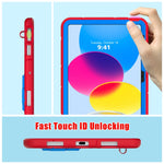Custodia protettiva antiurto per tablet in silicone + PC, For iPad 10th Gen 10.9 2022