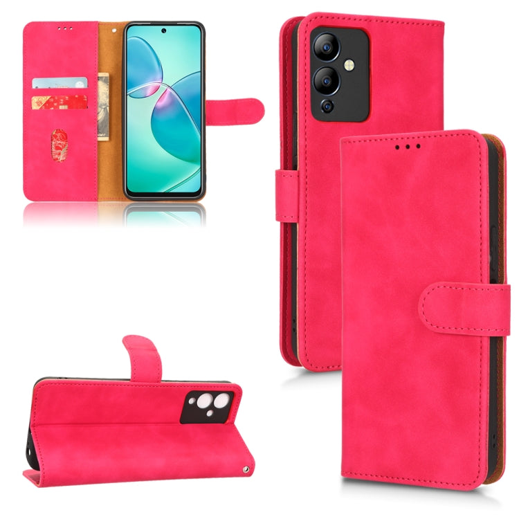 Custodia per telefono in pelle con vibrazione magnetica Skin Feel, For Infinix Hot 12, For Infinix Hot 12i, For Infinix Hot 12 Play, For Tecno Pova 3
